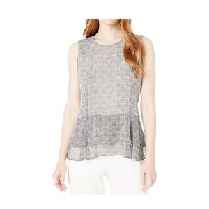 Tommy  hilfiger embroidered sleeveless top size m